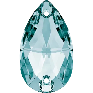 3230 Swarovski Drop Sew-On Stones, Light Turquoise (263)