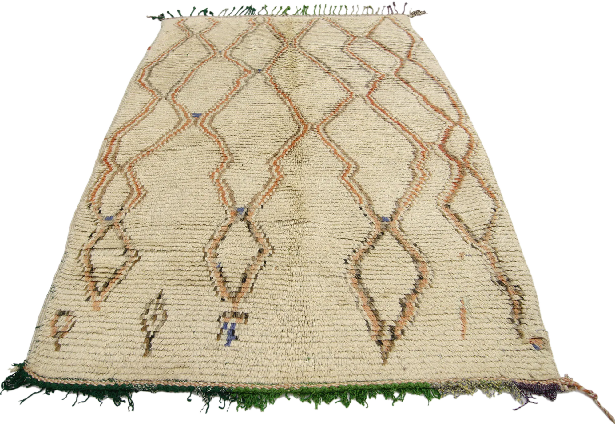 3'8" x 5'2" Vintage Moroccan Rug