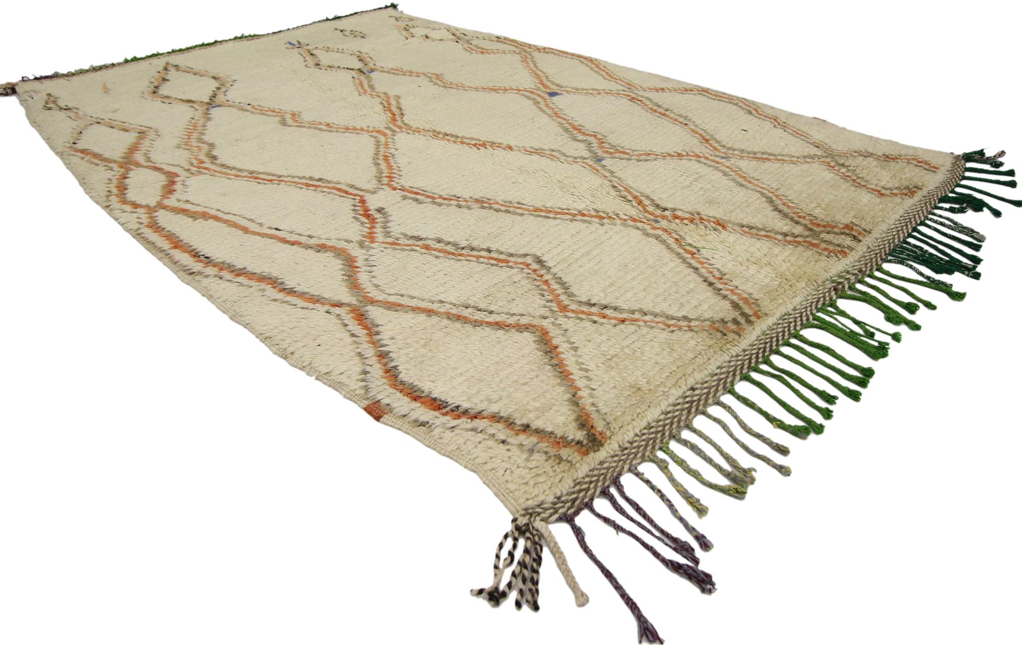 3'8" x 5'2" Vintage Moroccan Rug