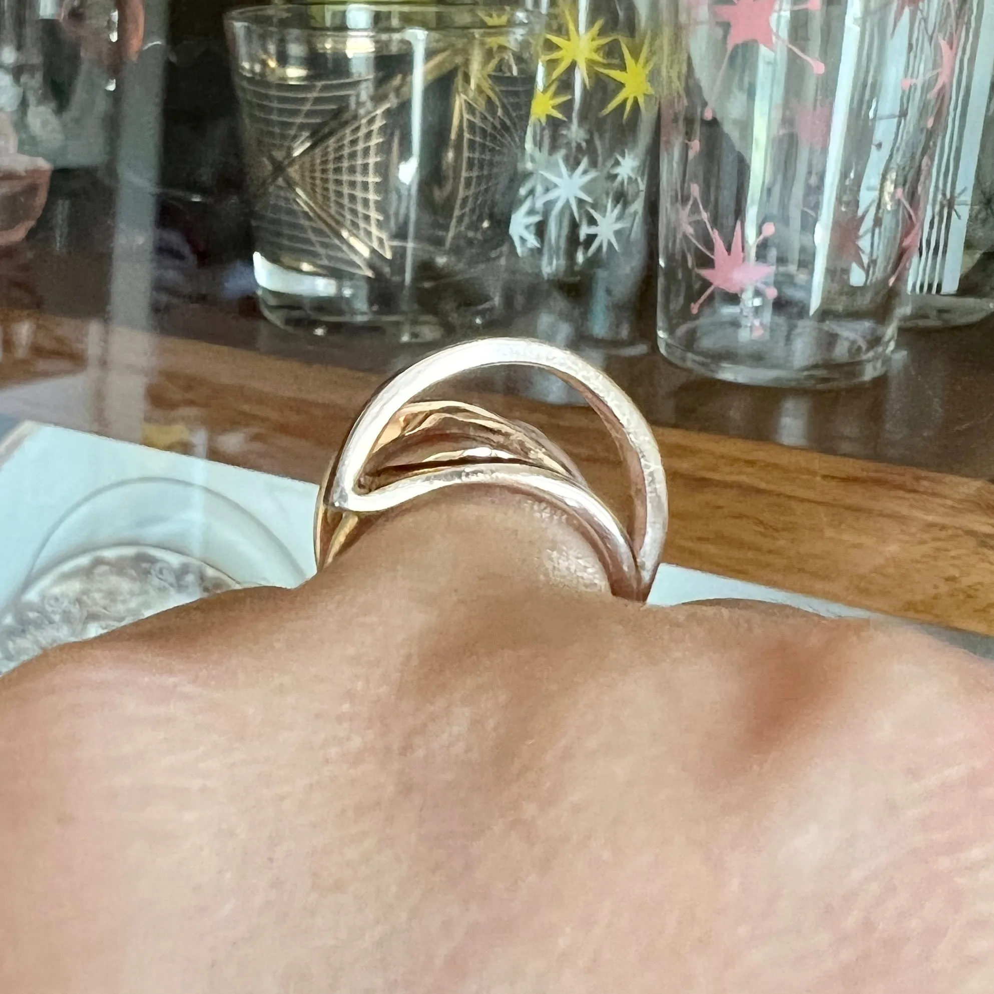 3D Arch Ring 14k