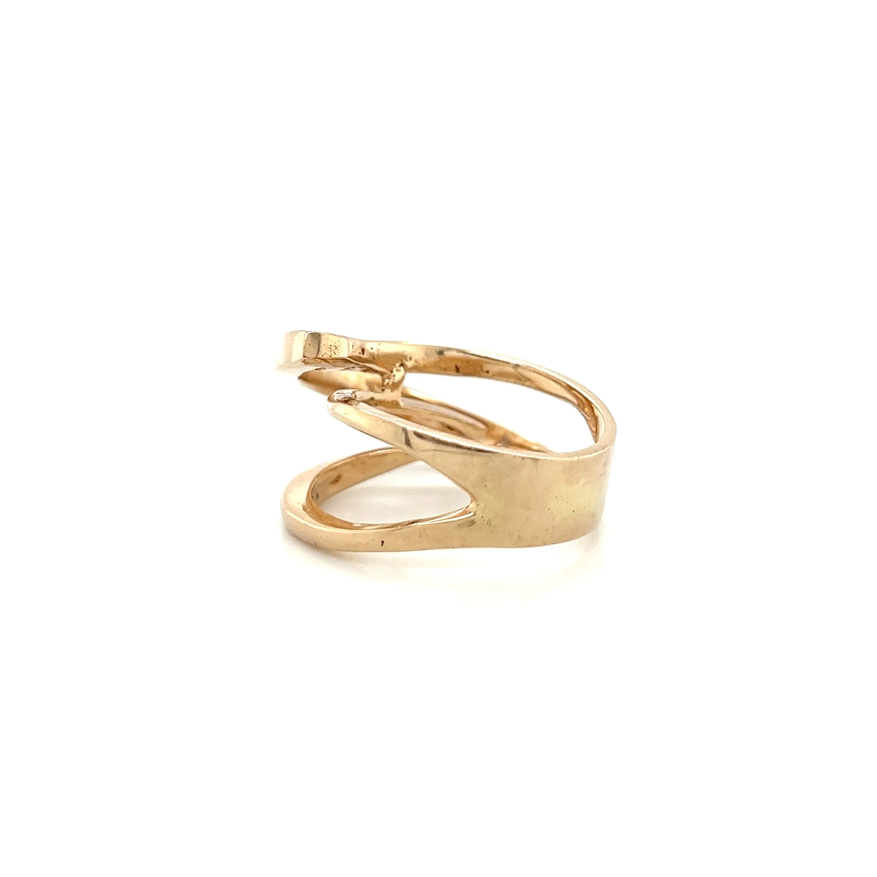 3D Arch Ring 14k