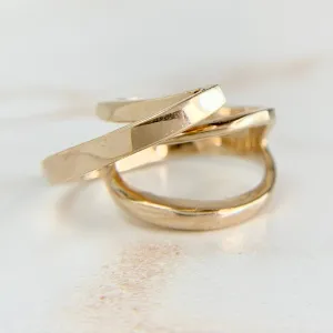 3D Arch Ring 14k