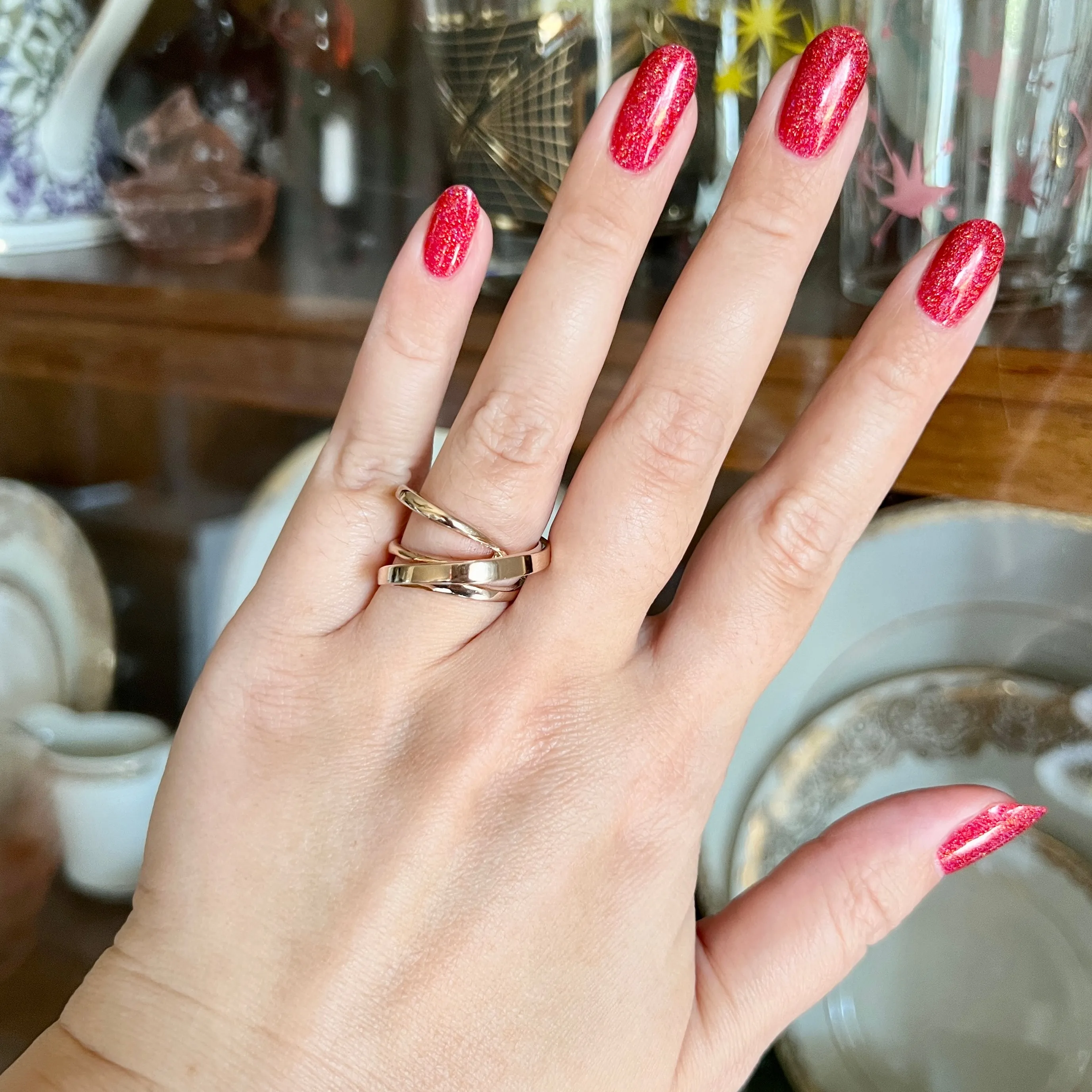 3D Arch Ring 14k