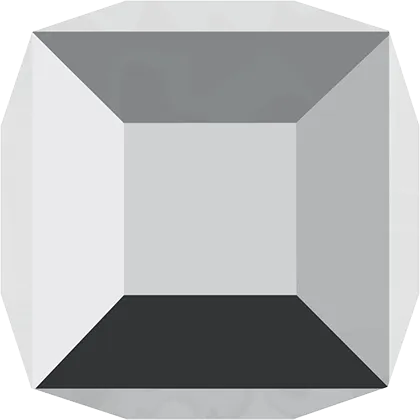 5601 Swarovski Cube Beads, Crystal Light Chrome B (001 LTCHB)