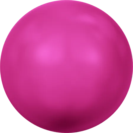 5810 Round Pearls, Crystal Neon Pink Pearl (001 732)