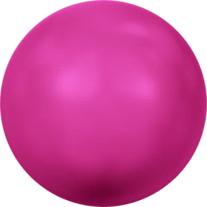 5810 Round Pearls, Crystal Neon Pink Pearl (001 732)