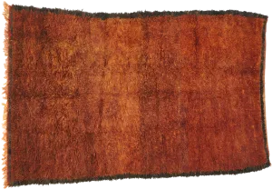 6'6" x 9'11 Vintage Moroccan Rug