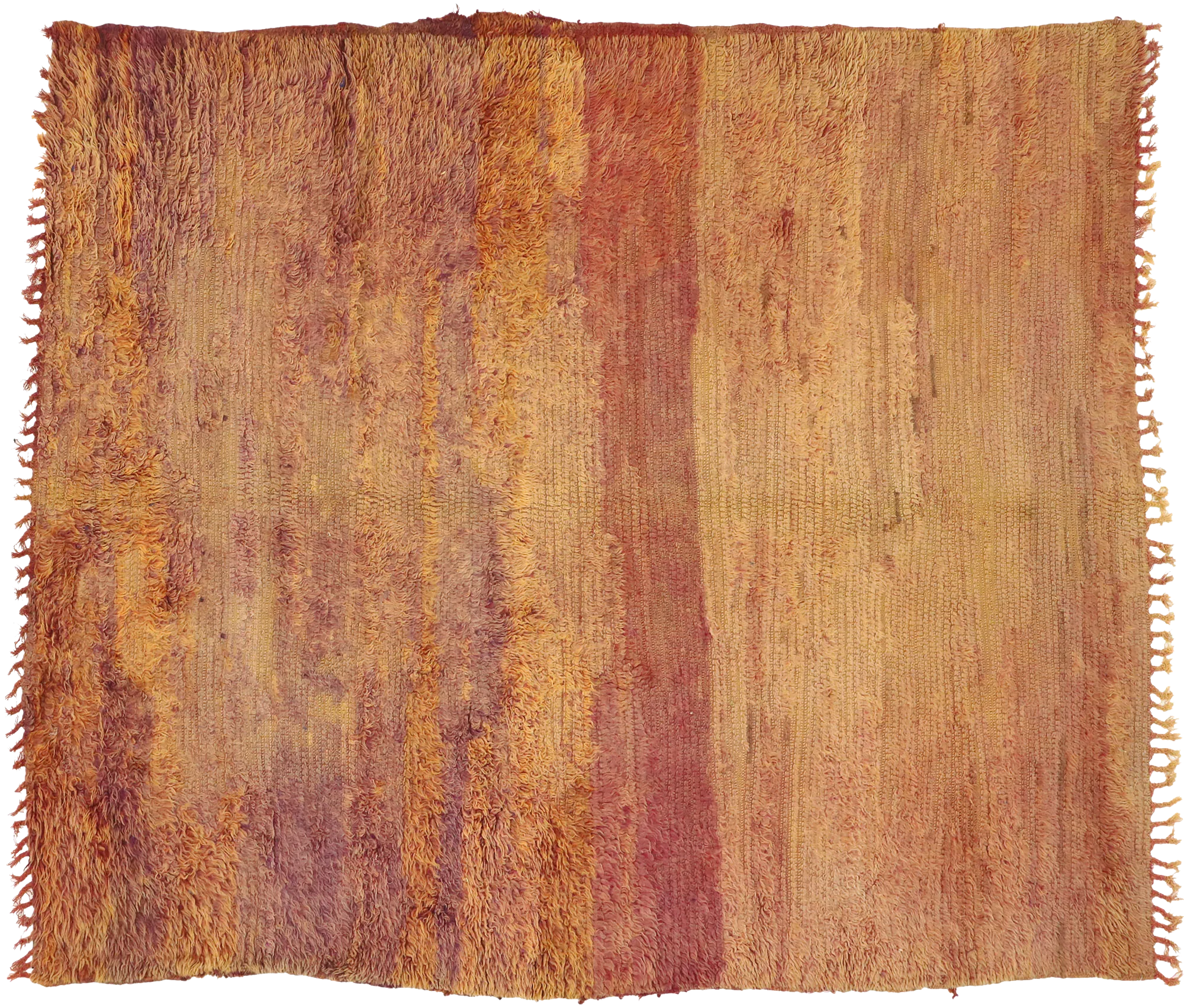 6'8" x 7'7" Vintage Moroccan Rug