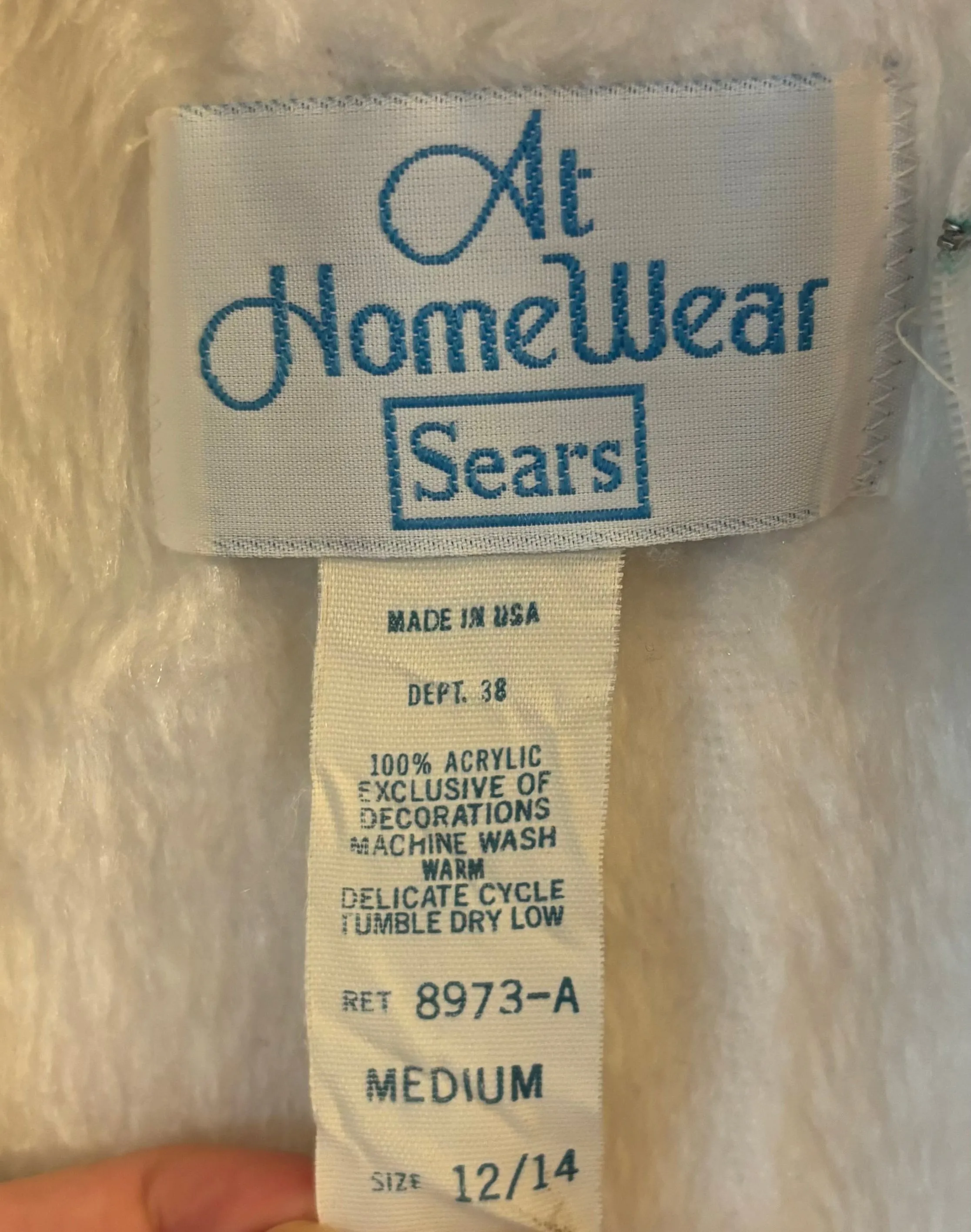 70s/80s Sears “At home wear” Lounge House dress