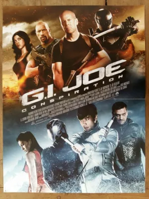 Affiche G.I. JOE Conspiration Bruce WILLIS Ray STEVENSON Jon M.CHU 40x60cm
