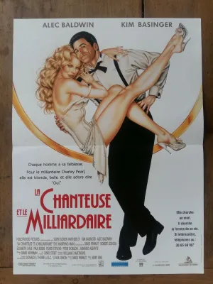 Affiche LA CHANTEUSE ET LE MILLIARDAIRE Alec BALDWIN Kim BASINGER 40x60cm