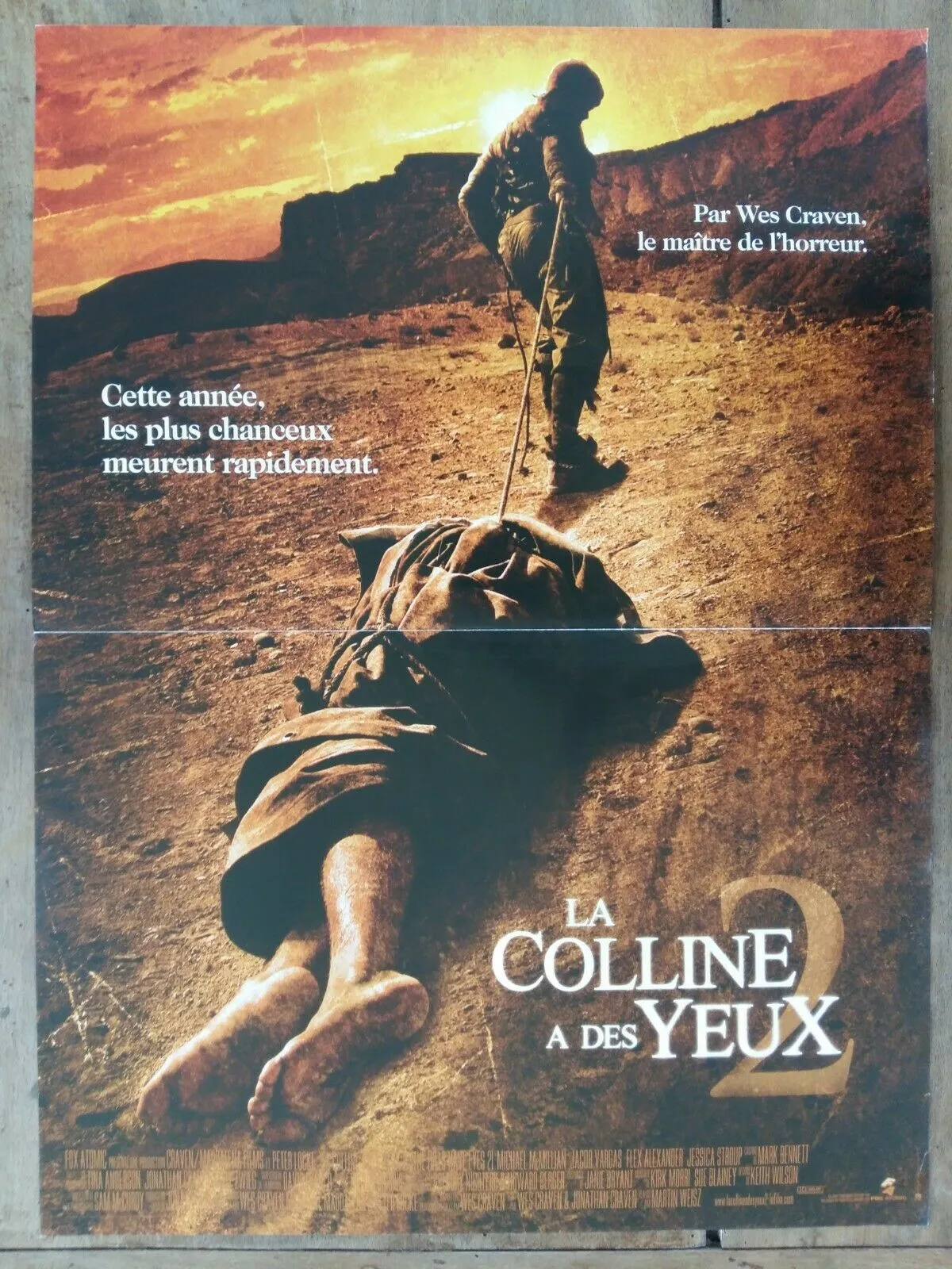 Affiche LA COLLINE A DES YEUX 2 Martin WEIZ Horreur Epouvante  40x60cm