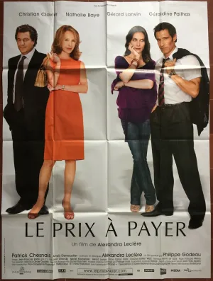 Affiche LE PRIX A PAYER Christian Clavier GERARD LANVIN Nathalie Baye 120x160 *D