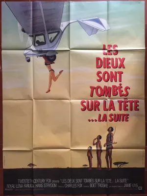 Affiche LES DIEUX SONT TOMBES SUR LA TETE II Afrique JAMES UYS 120x160cm *