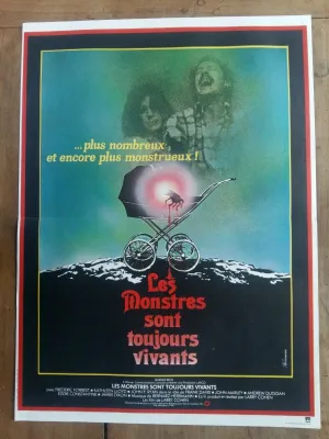 Affiche LES MONSTRES SONT TOUJOURS VIVANTS Larry COHEN   40x60cm*