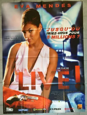 Affiche LIVE! Bill Guttentag EVA MENDES 120x160cm *