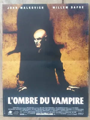 Affiche L'OMBRE DU VAMPIRE John MALKOVICH Willem DAFOE 40x60cm