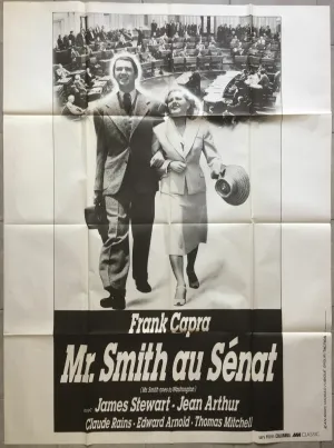 Affiche M SMITH AU SENAT Mr Smith goes to Washington CAPRA James Stewart 120x160