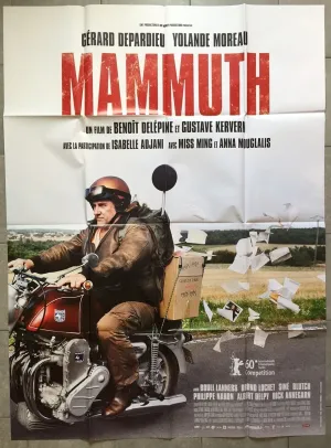 Affiche MAMMUTH Yolande Moreau GERARD DEPARDIEU Benoit Delepine 120x160cm