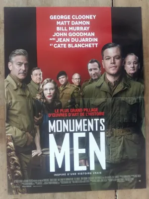 Affiche MONUMENTS MEN George CLOONEY Matt DAMON Bill MURRAY 40x60cm*