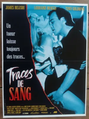 Affiche TRACES DE SANG Andy WOLK  James BELUSH Lorraine BRACCO 40x60cm