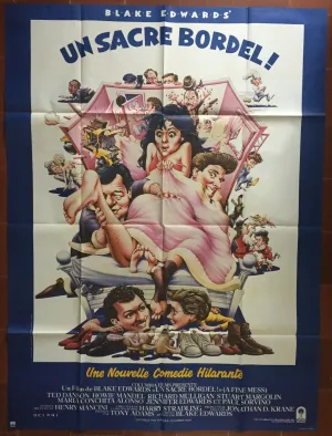 Affiche UN SACRE BORDEL A Fine Mess BLAKE EDWARDS Ted Danson 120x160cm