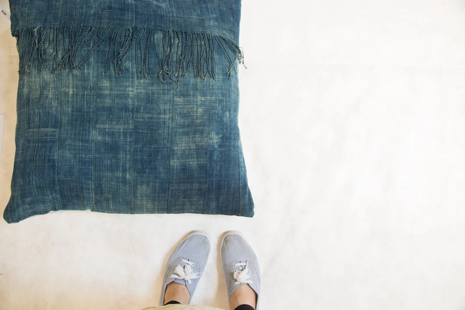 African Indigo Floor Pillow