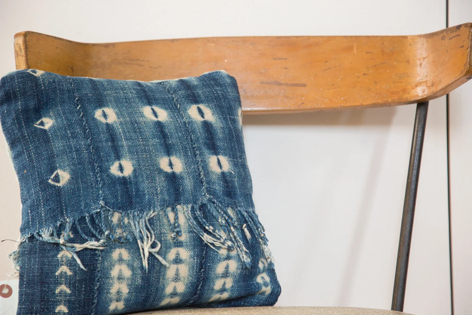 African Indigo Handmade Pillow