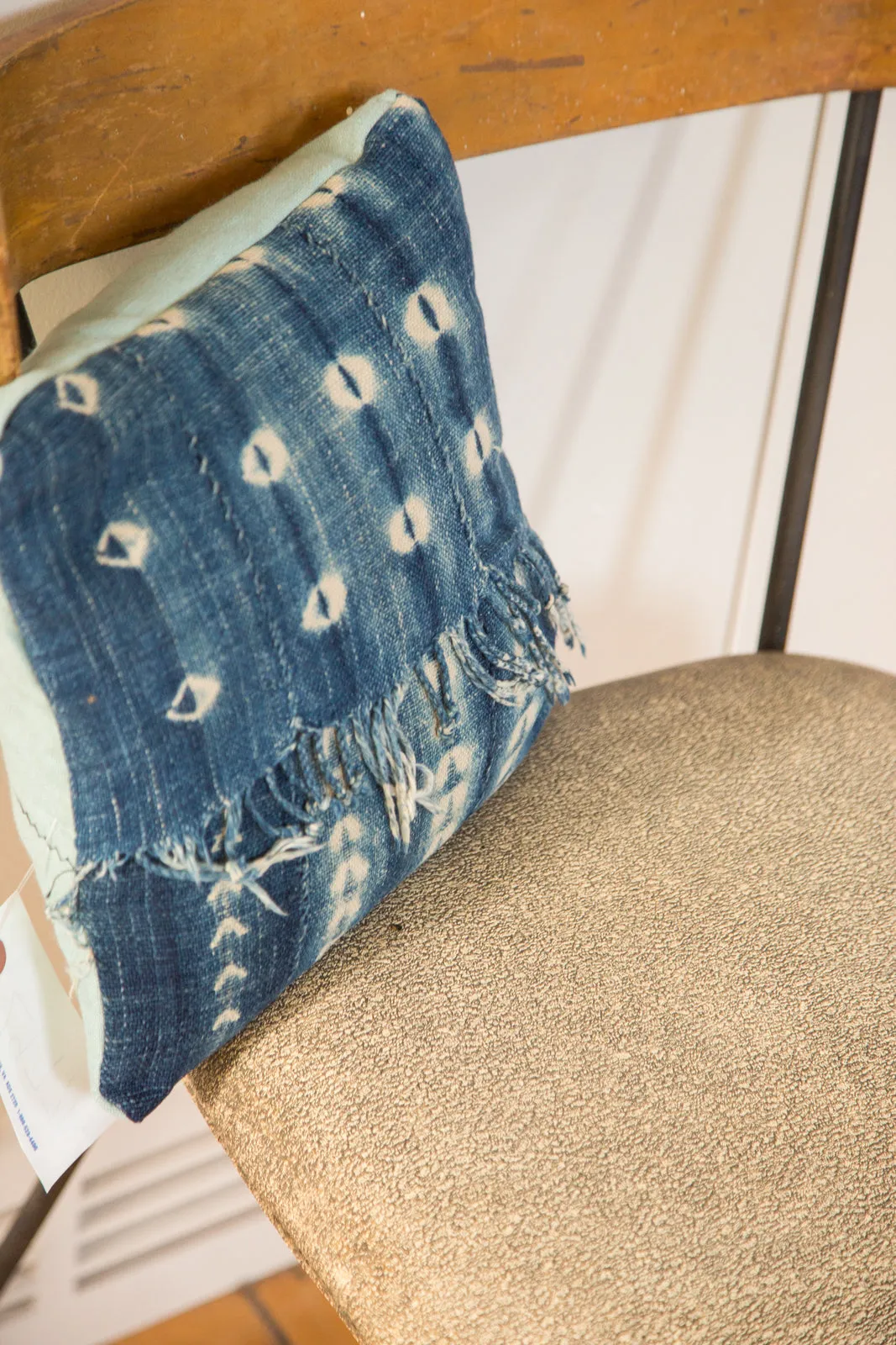 African Indigo Handmade Pillow