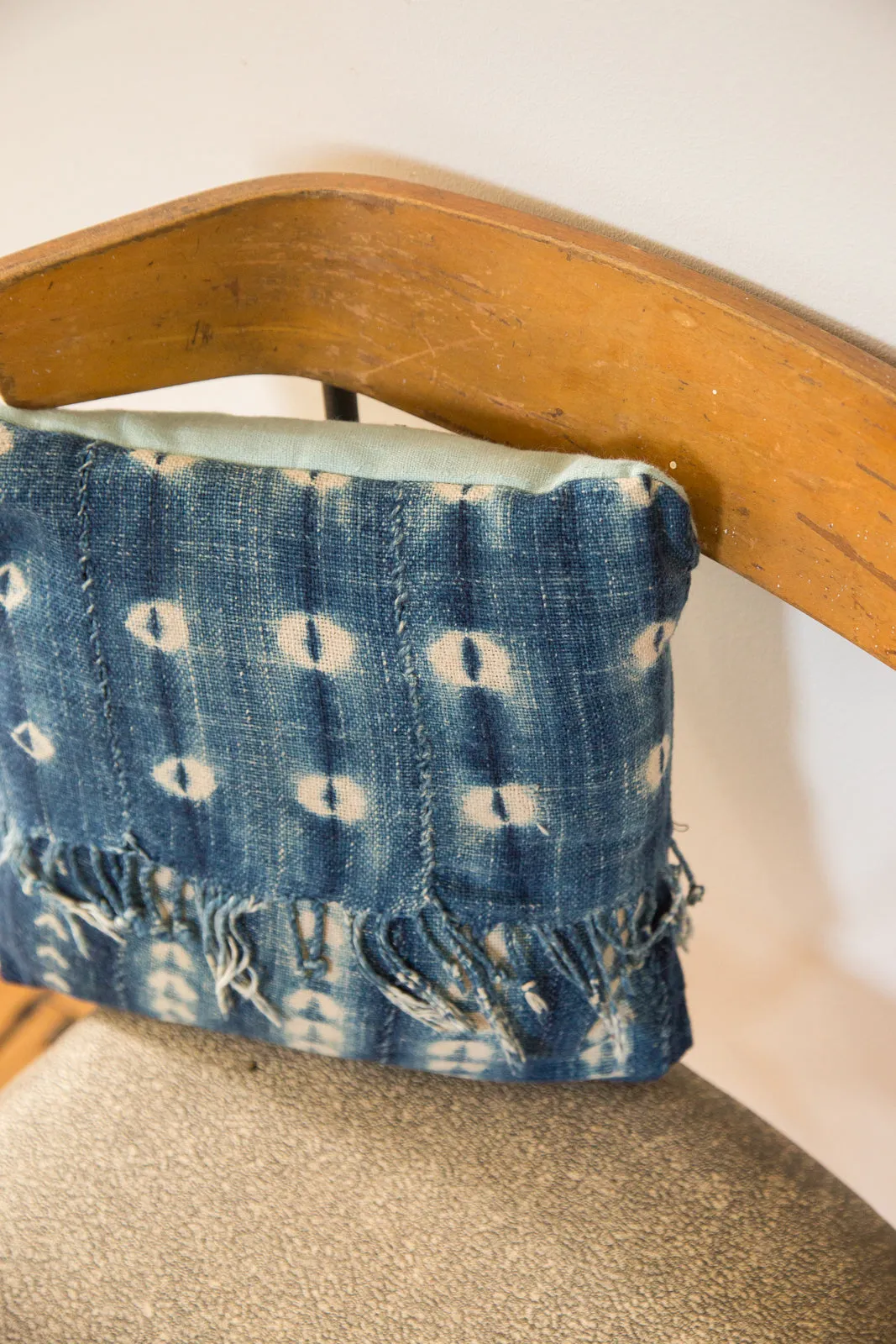 African Indigo Handmade Pillow