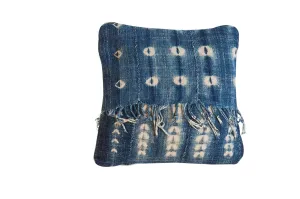 African Indigo Handmade Pillow