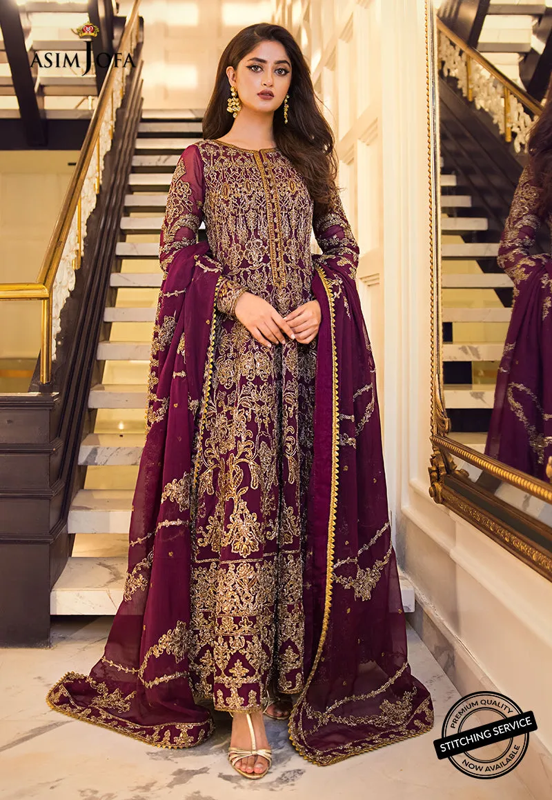 AJSE-07 | Asim Jofa Jaan-e-Adaa Sajal Edit Collection 2022 | Unstitched Embroidered Suits