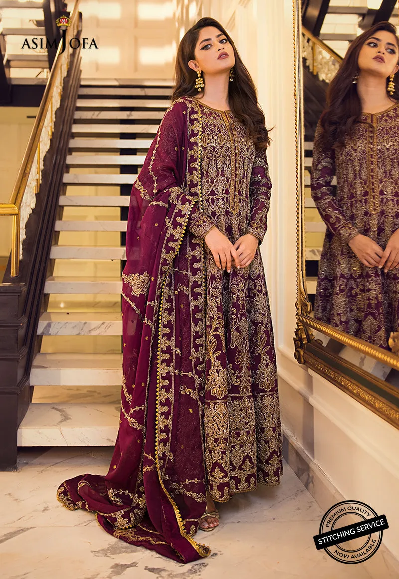 AJSE-07 | Asim Jofa Jaan-e-Adaa Sajal Edit Collection 2022 | Unstitched Embroidered Suits