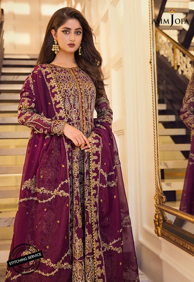 AJSE-07 | Asim Jofa Jaan-e-Adaa Sajal Edit Collection 2022 | Unstitched Embroidered Suits