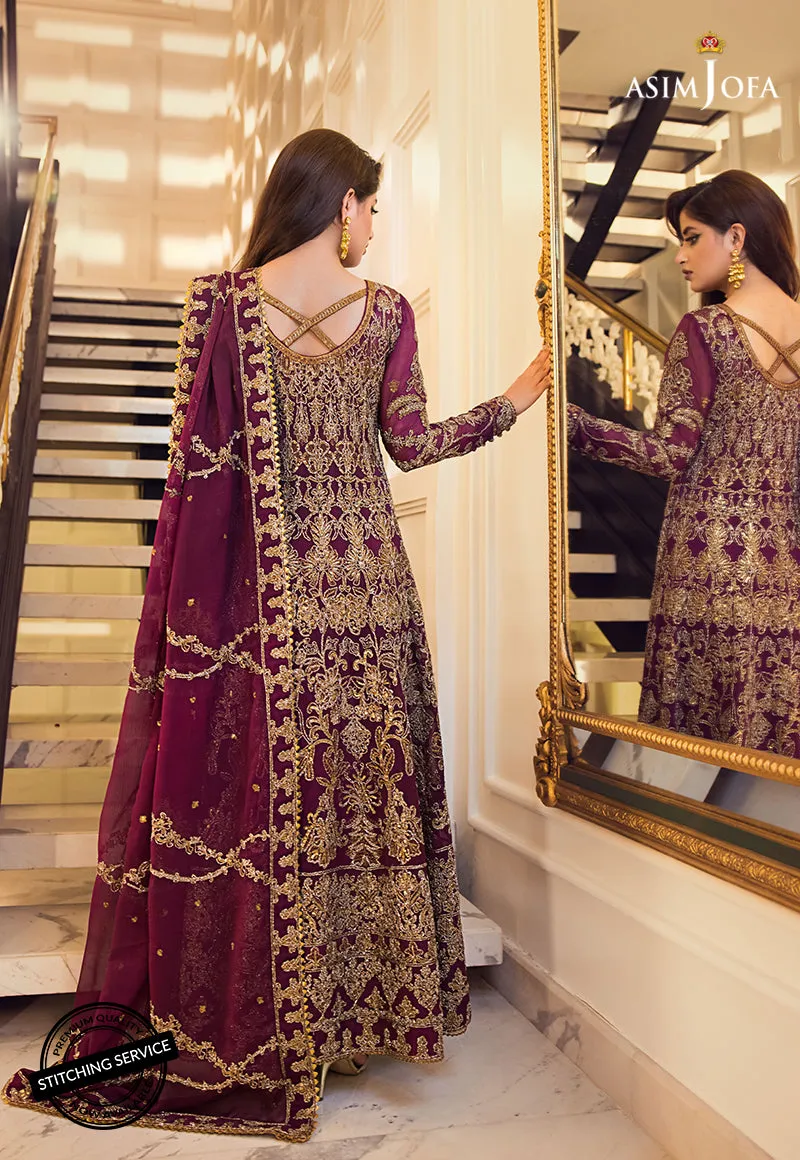 AJSE-07 | Asim Jofa Jaan-e-Adaa Sajal Edit Collection 2022 | Unstitched Embroidered Suits