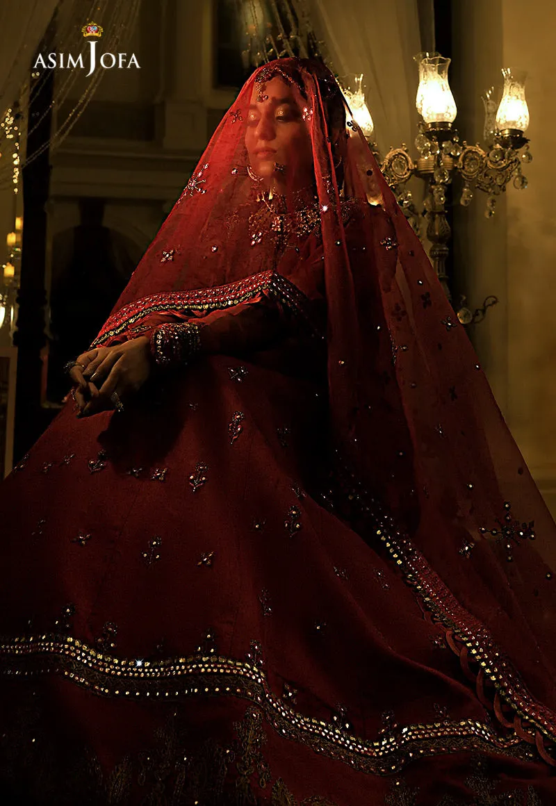 AJST-10 | Asim Jofa Sadqay Tumharay Eid Collection 2022 | Unstitched Embroidered Chiffon Suits