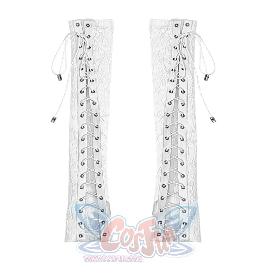 Alice Gothic Embossment Lace-up Oversleeve