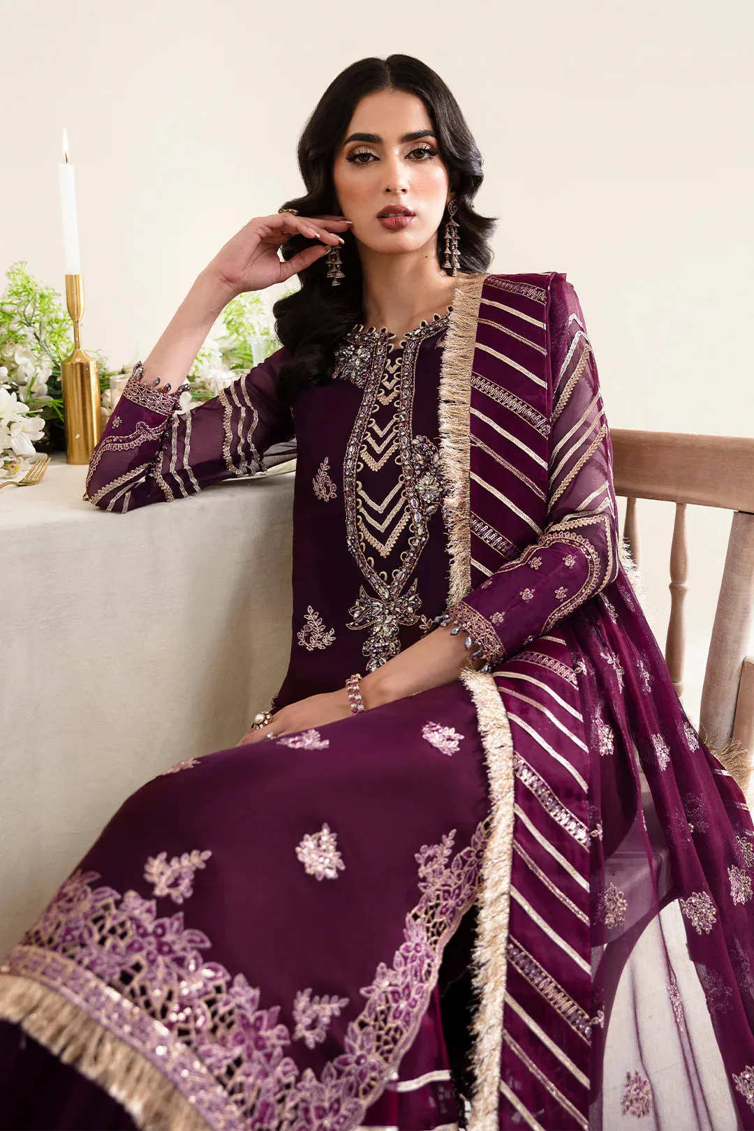 Alizeh Inlay Reena Handicrafted Wedding Collection'24 - Laurel