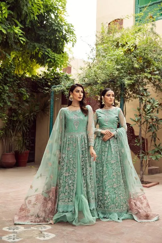 Anarkali | Alizeh Embroidered Chiffon Festive Collection Shahtaj | Unstitched Embroidered Chiffon Suits