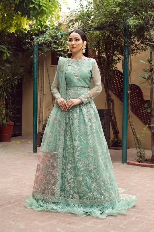 Anarkali | Alizeh Embroidered Chiffon Festive Collection Shahtaj | Unstitched Embroidered Chiffon Suits