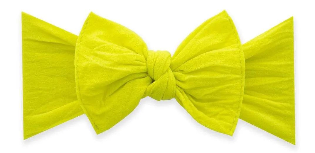 Baby Bling Classic Knot - Neon Yellow