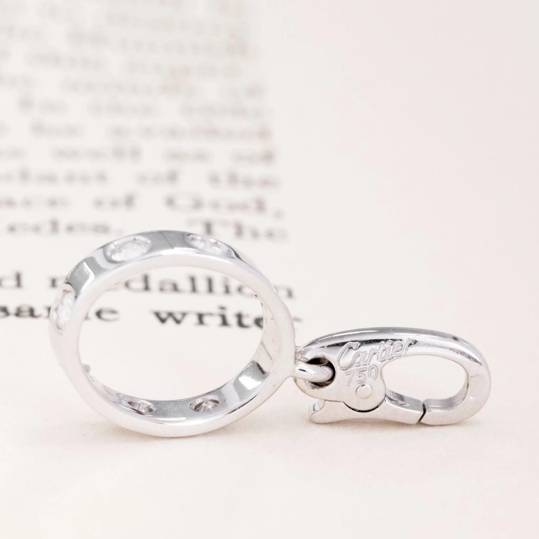 Baby Diamond Love Charm, by Cartier France