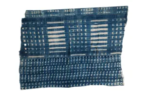 Batik Indigo Throw