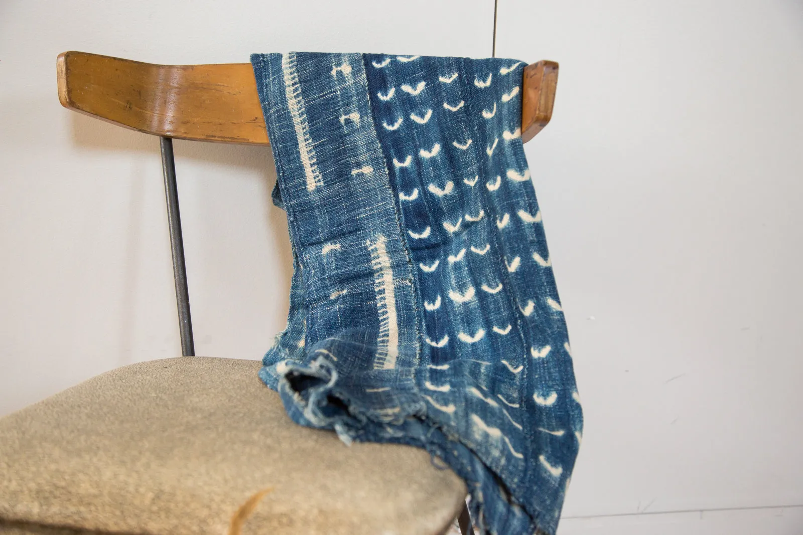 Batik Indigo Throw