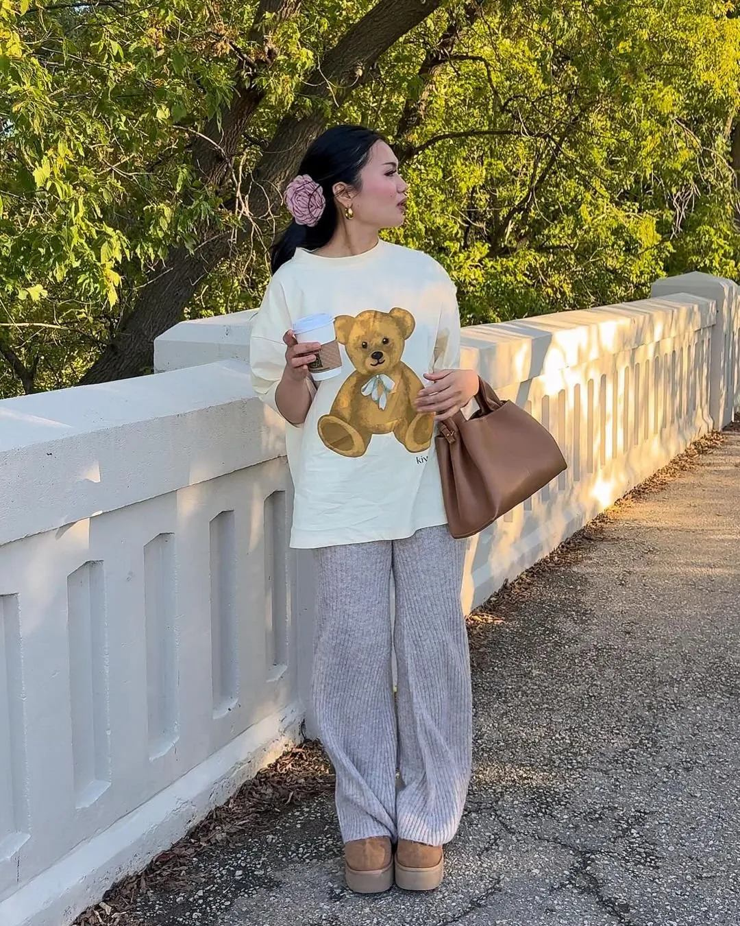 Bear With Me Oversized Tee