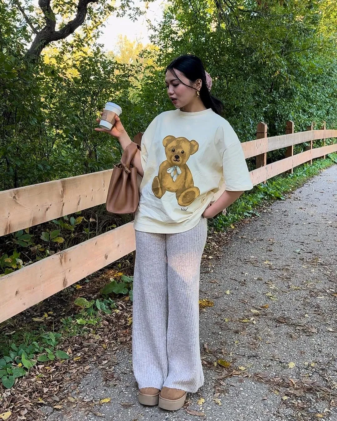 Bear With Me Oversized Tee
