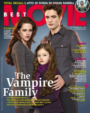 BEST MOVIE italia Magazine September 2012 ROBERT PATTINSON Kristen Stewart TWILIGHT