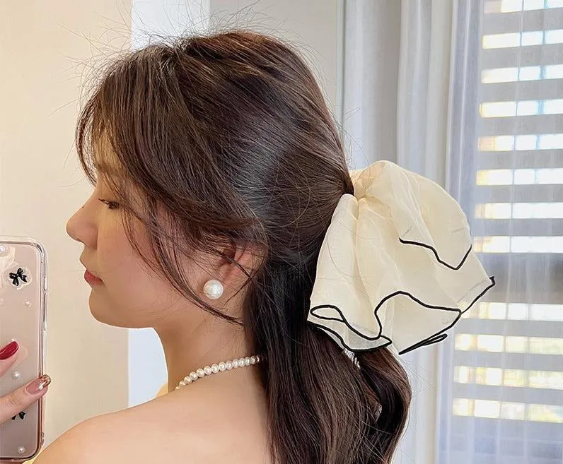 Big Organza Scrunchies