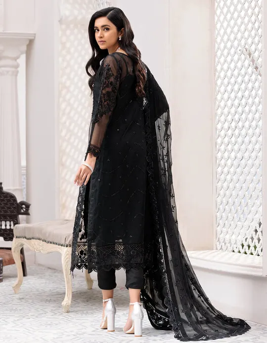 BL 302 | Emaan Adeel Belle Robe Vol 3 | Unstitched Embroidered Luxury Chiffon Suits