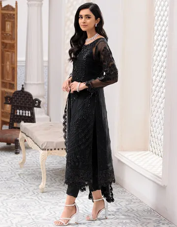 BL 302 | Emaan Adeel Belle Robe Vol 3 | Unstitched Embroidered Luxury Chiffon Suits